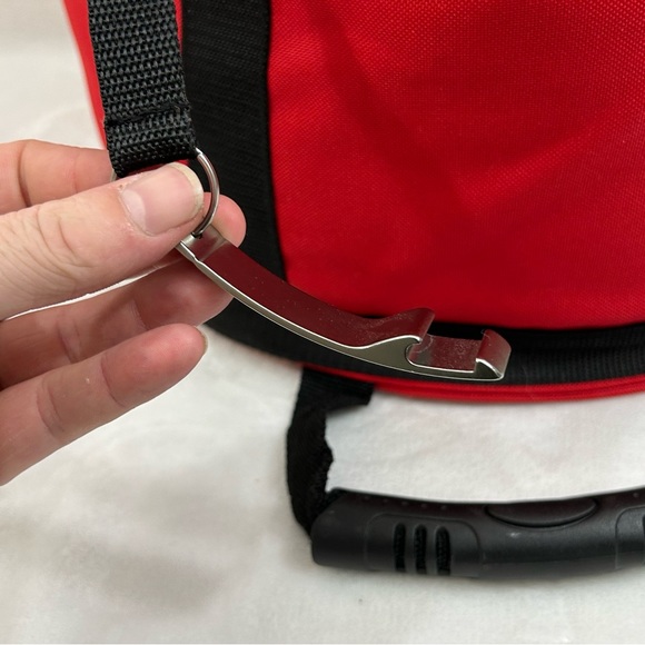 NCAA Utah Utes Large Red Rawlings Collegiate Cooler Baseball Bucket Bag 15”x14”. - Picture 7 of 16